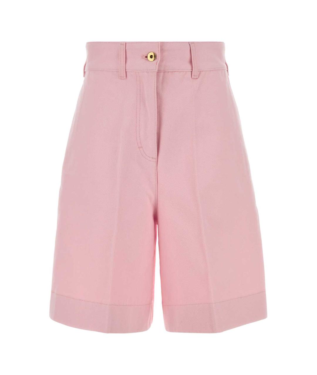 PATOU Розовые хлопковые шорты, фото 1