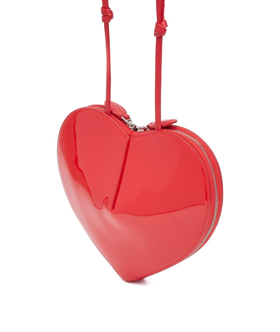 ALAIA Красная кожаная сумка через плечо, фото 3