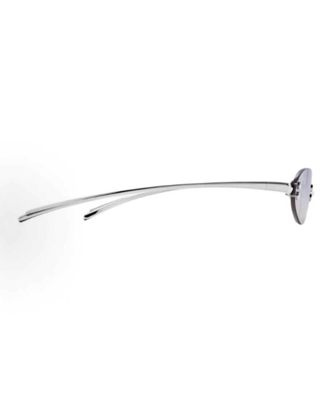 GENTLE MONSTER Серебряные металлические солнцезащитные очки, фото 2