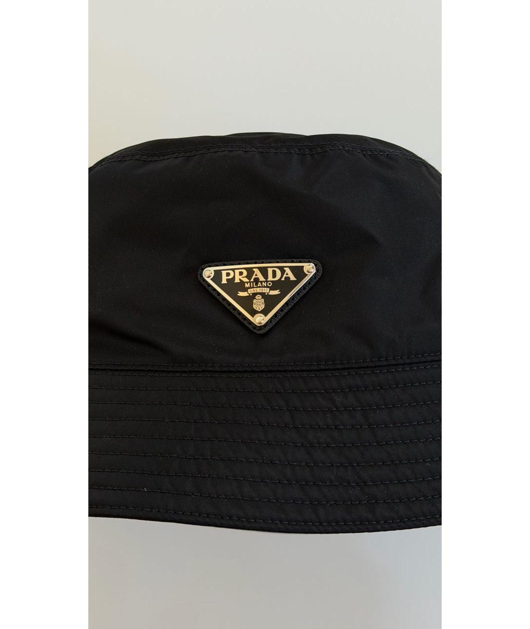 PRADA Черная шляпа, фото 4