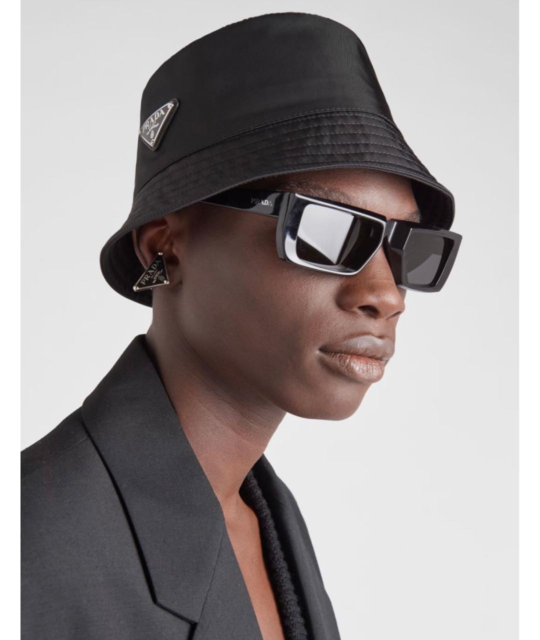 PRADA Черная шляпа, фото 6