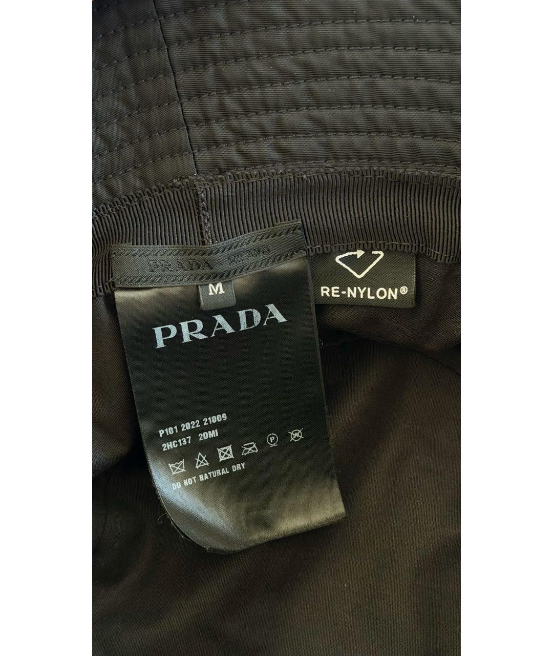PRADA Черная шляпа, фото 5