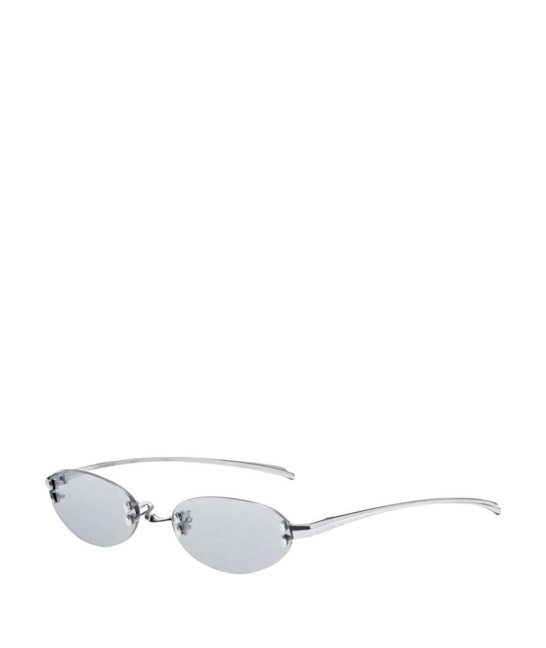 GENTLE MONSTER Серебряные металлические солнцезащитные очки, фото 1