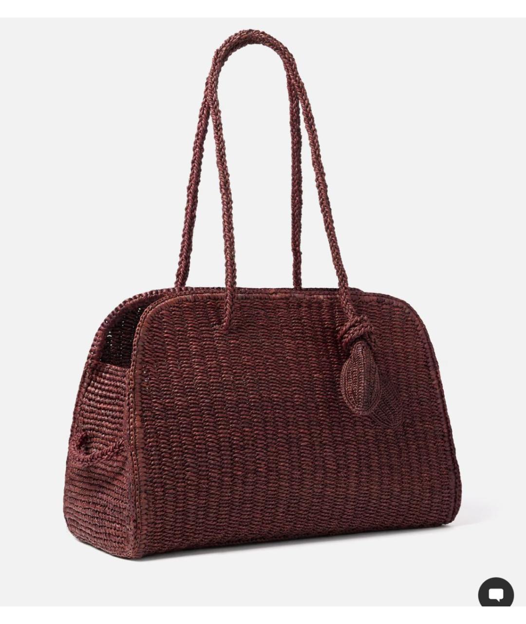 JACQUEMUS Коричневая сумка тоут, фото 3