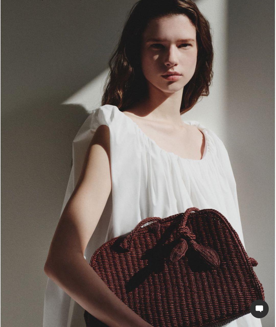 JACQUEMUS Коричневая сумка тоут, фото 2