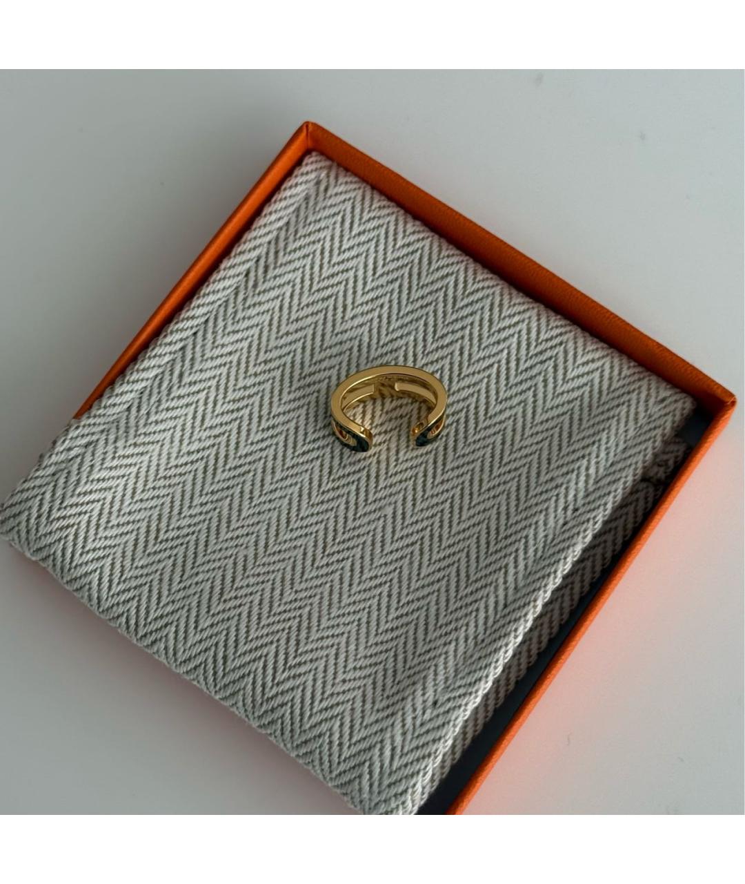 HERMES Черные металлические серьги, фото 4