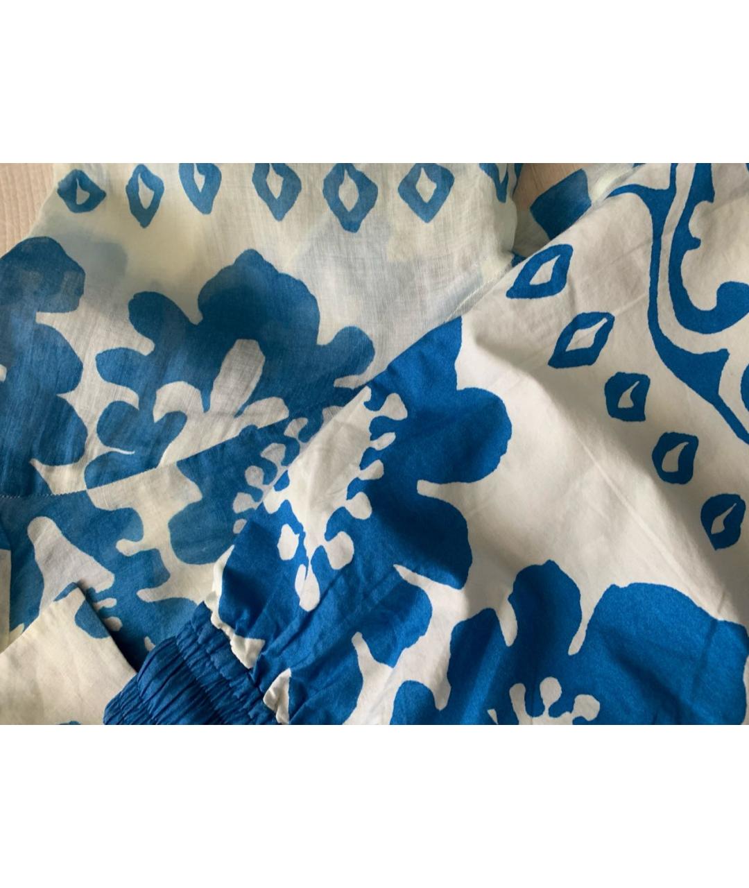 SANDRO Синий хлопковый костюм с брюками, фото 4