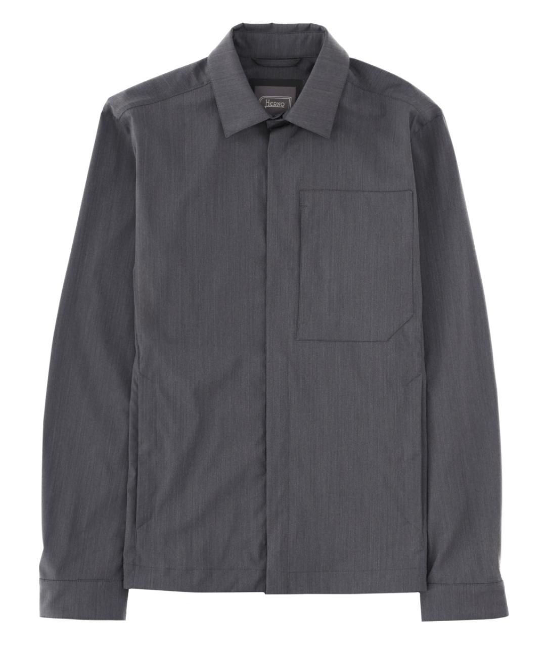 HERNO Серая шерстяная куртка, фото 1