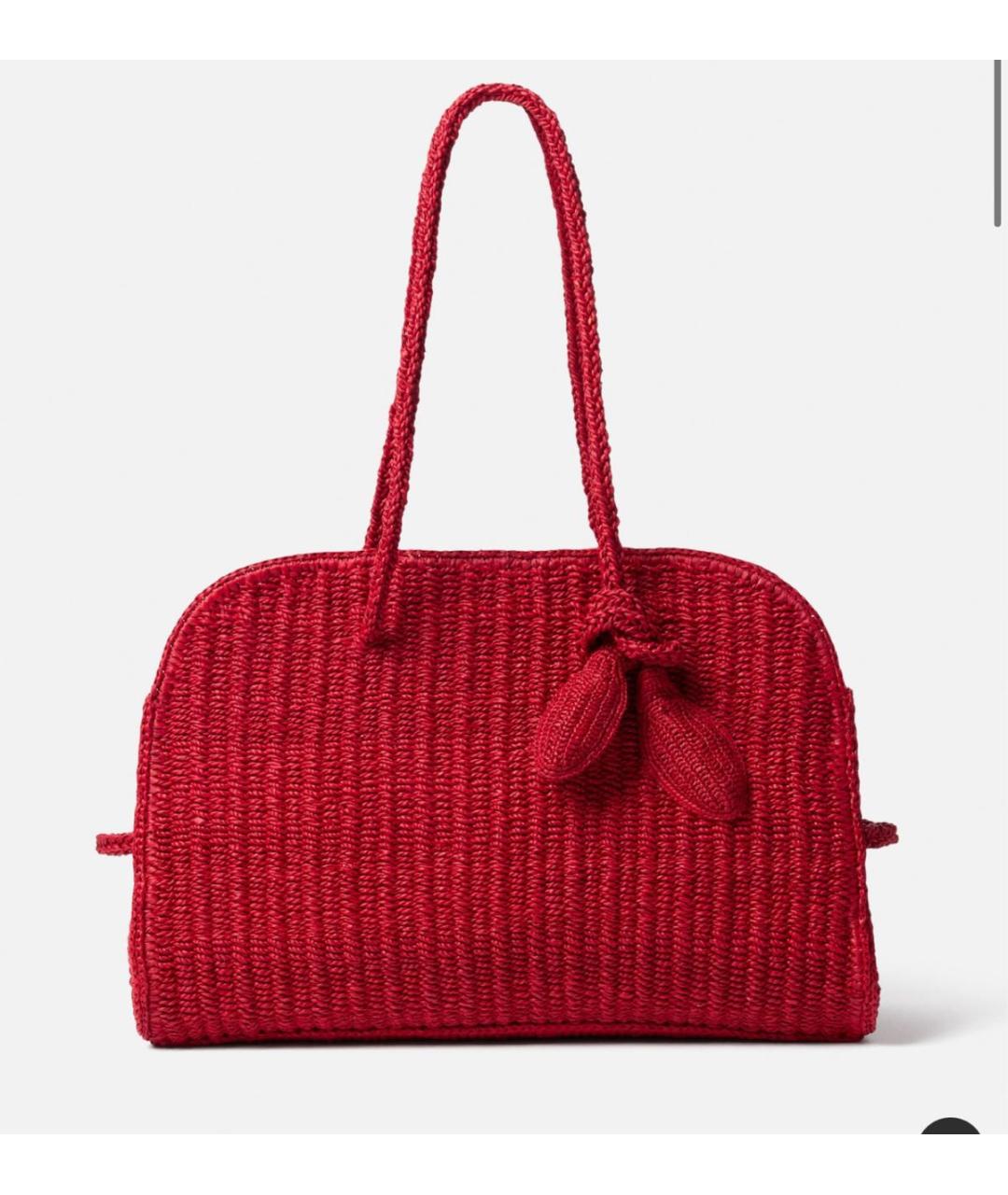 JACQUEMUS Красная сумка тоут, фото 5