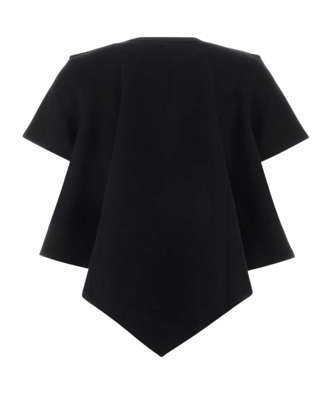 LOEWE Черная хлопковая футболка, фото 2