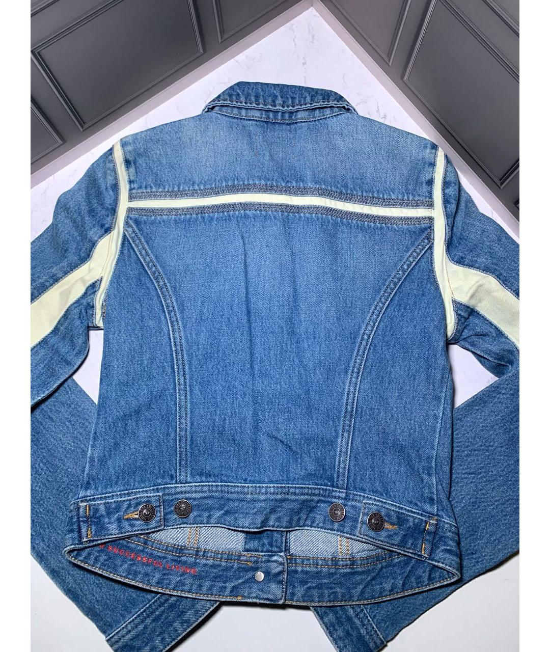 DIESEL Голубая хлопковая куртка, фото 7