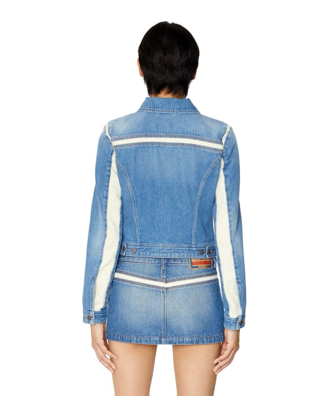 DIESEL Голубая хлопковая куртка, фото 3