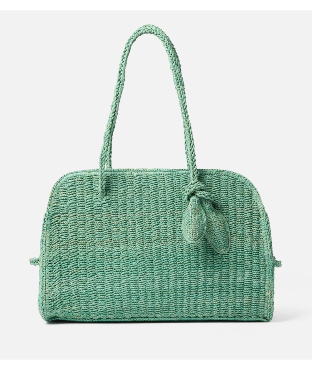 JACQUEMUS Зеленая сумка тоут, фото 4