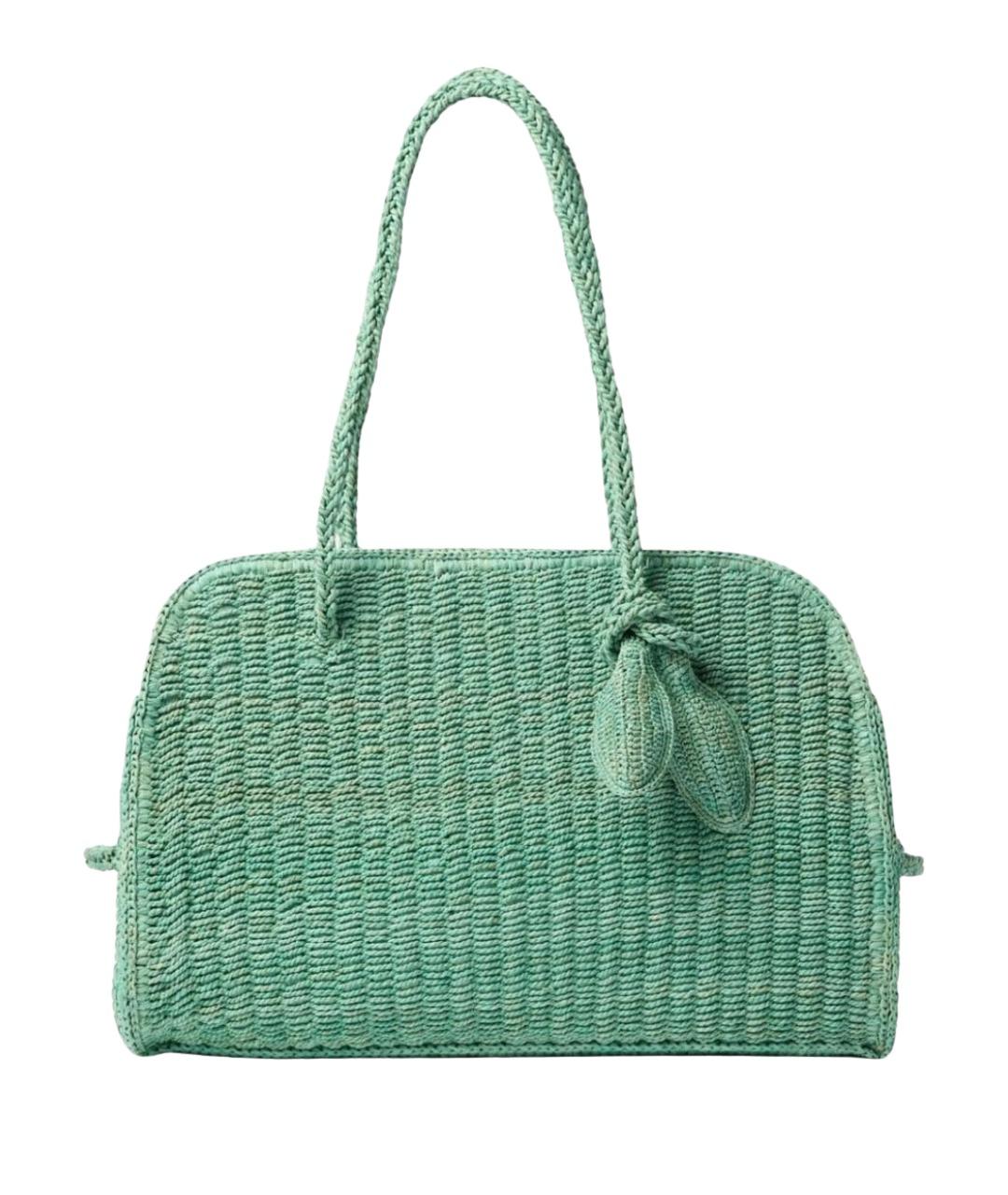 JACQUEMUS Зеленая сумка тоут, фото 1