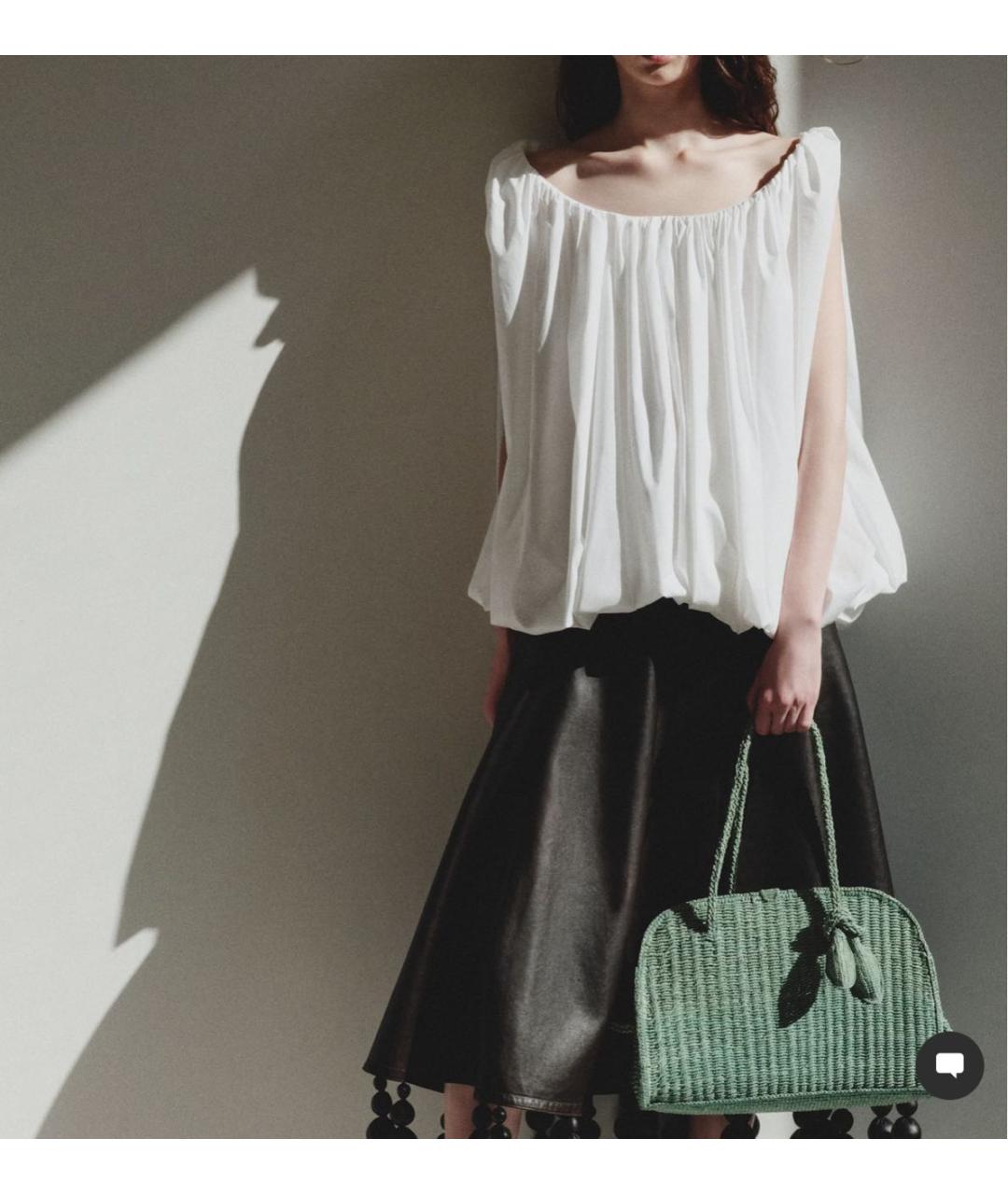 JACQUEMUS Зеленая сумка тоут, фото 3