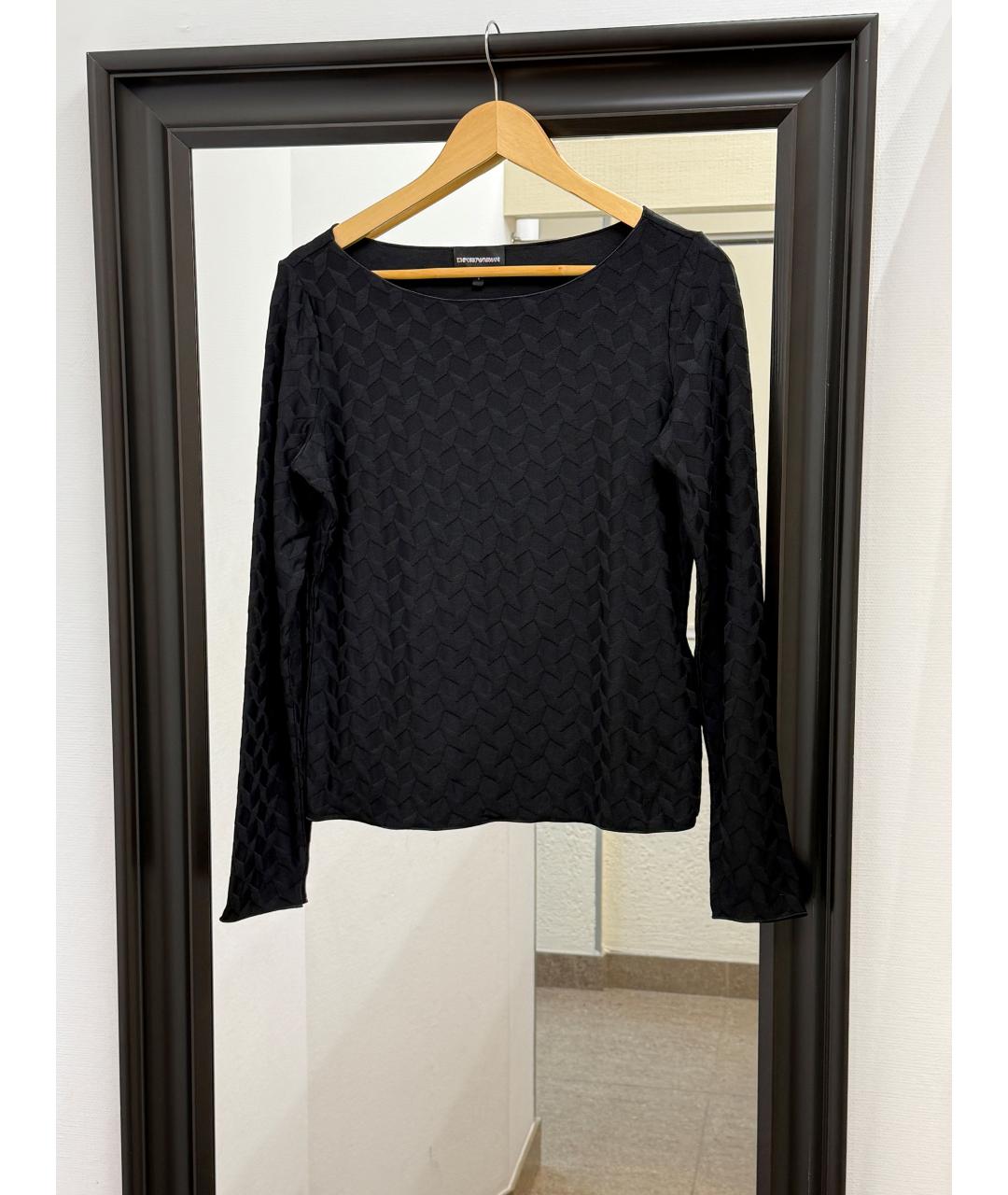 EMPORIO ARMANI Черная блузы, фото 7