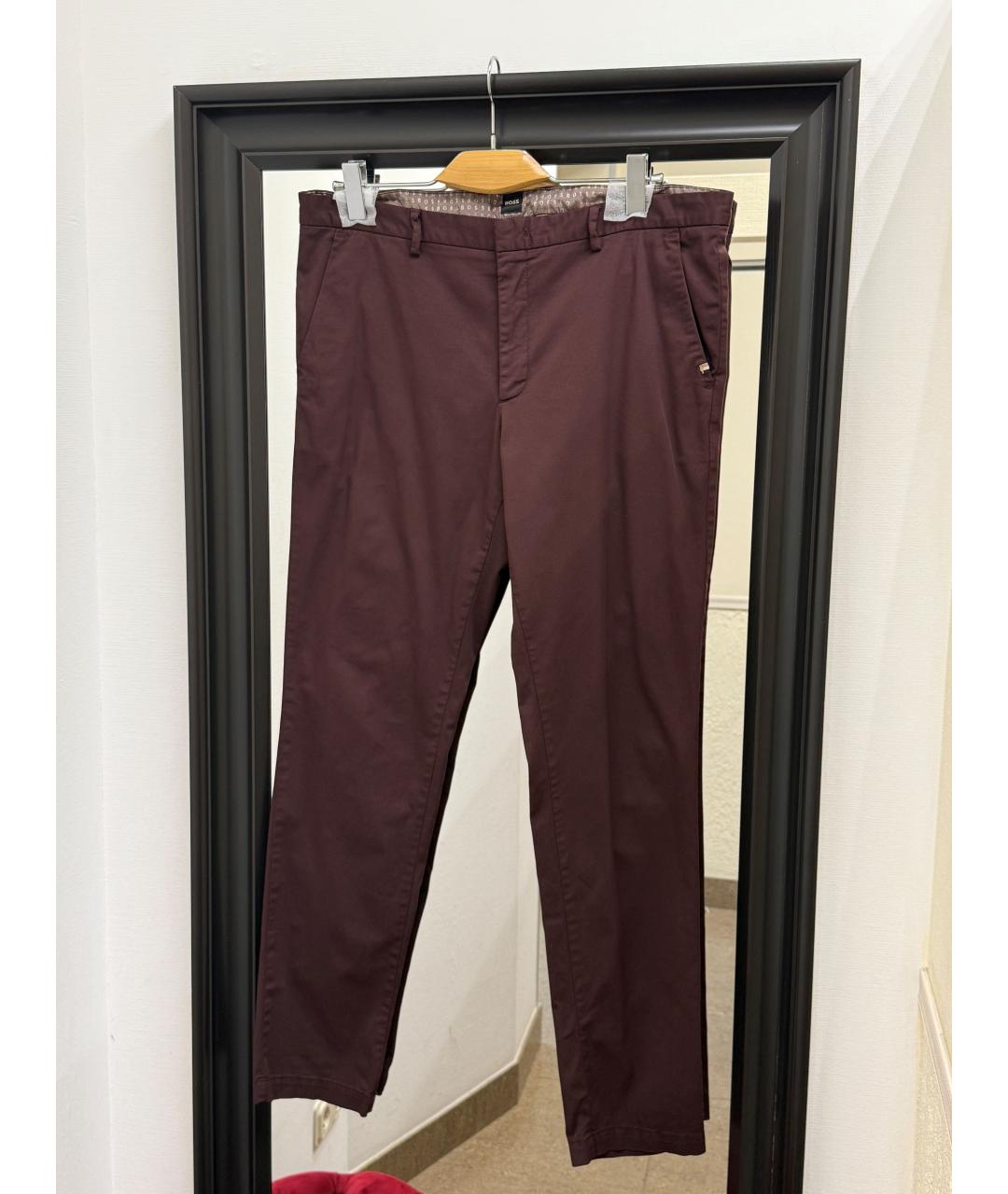 HUGO BOSS Бордовые брюки чинос, фото 6