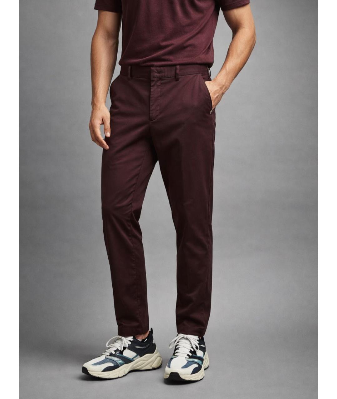 HUGO BOSS Бордовые брюки чинос, фото 5