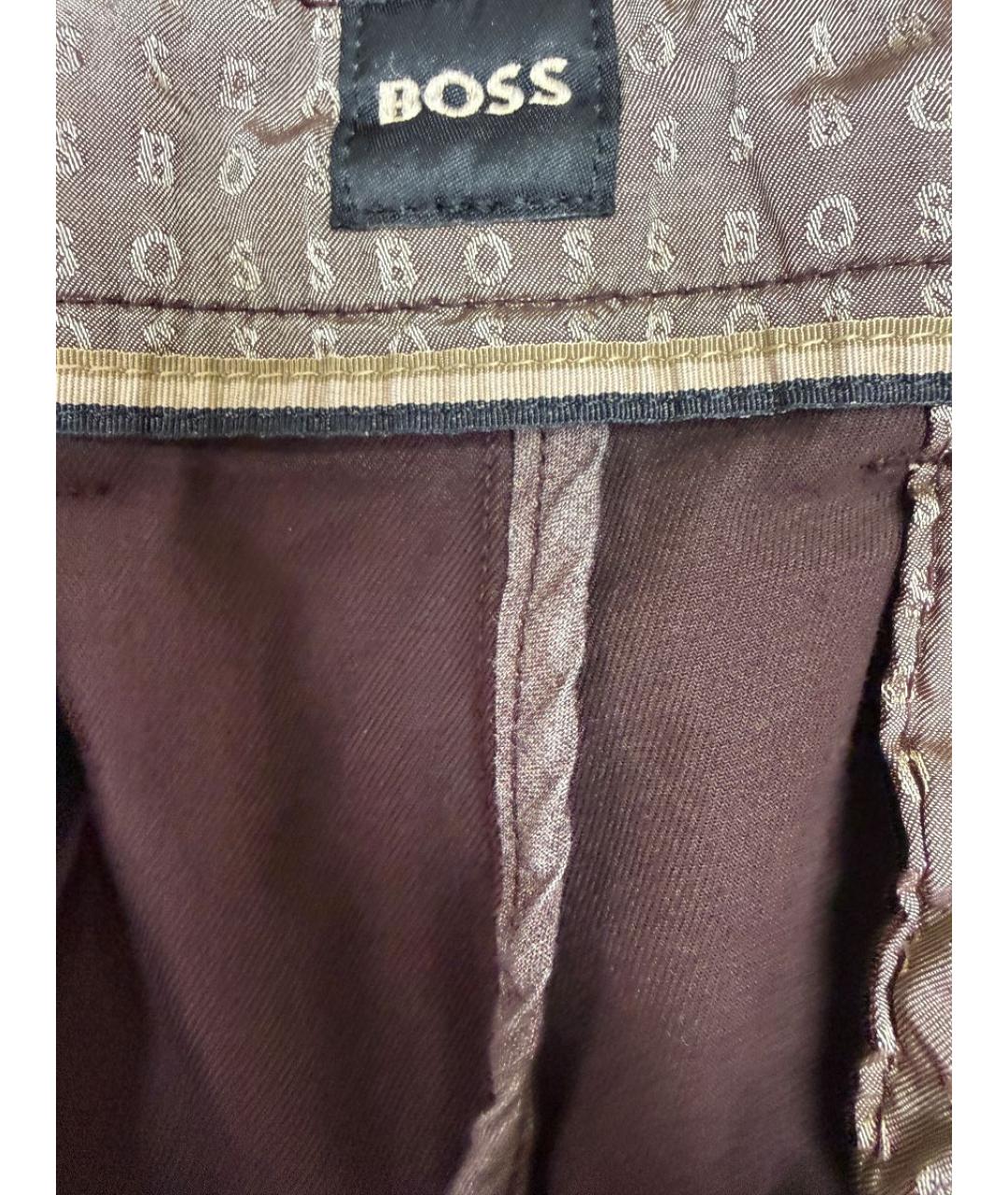 HUGO BOSS Бордовые брюки чинос, фото 3
