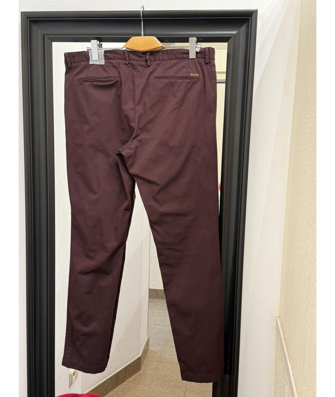 HUGO BOSS Бордовые брюки чинос, фото 2