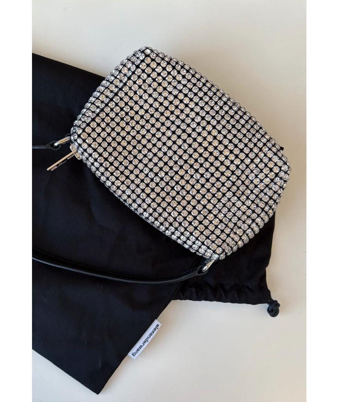 ALEXANDER WANG Серебряная сумка с короткими ручками, фото 5