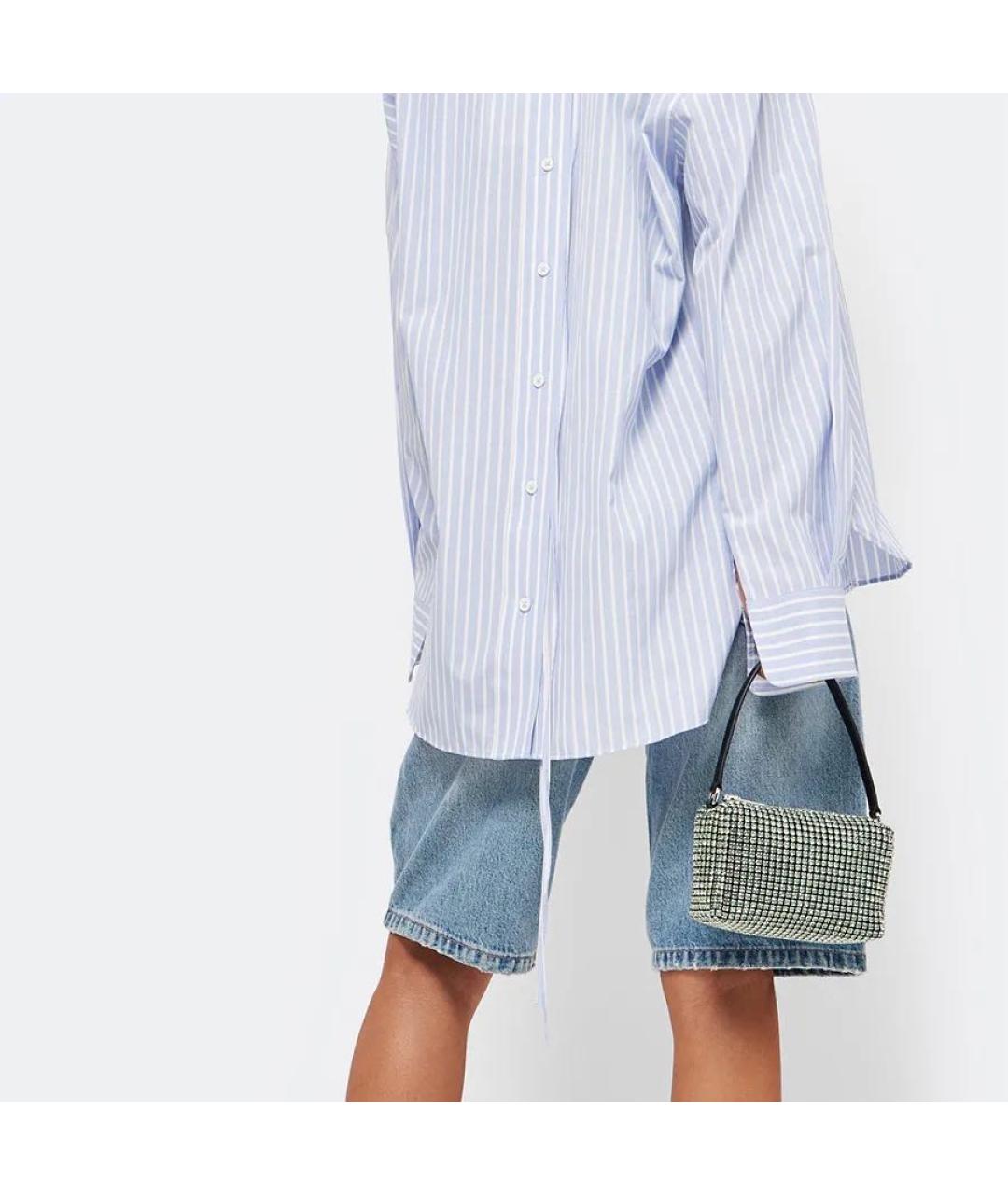 ALEXANDER WANG Серебряная сумка с короткими ручками, фото 7