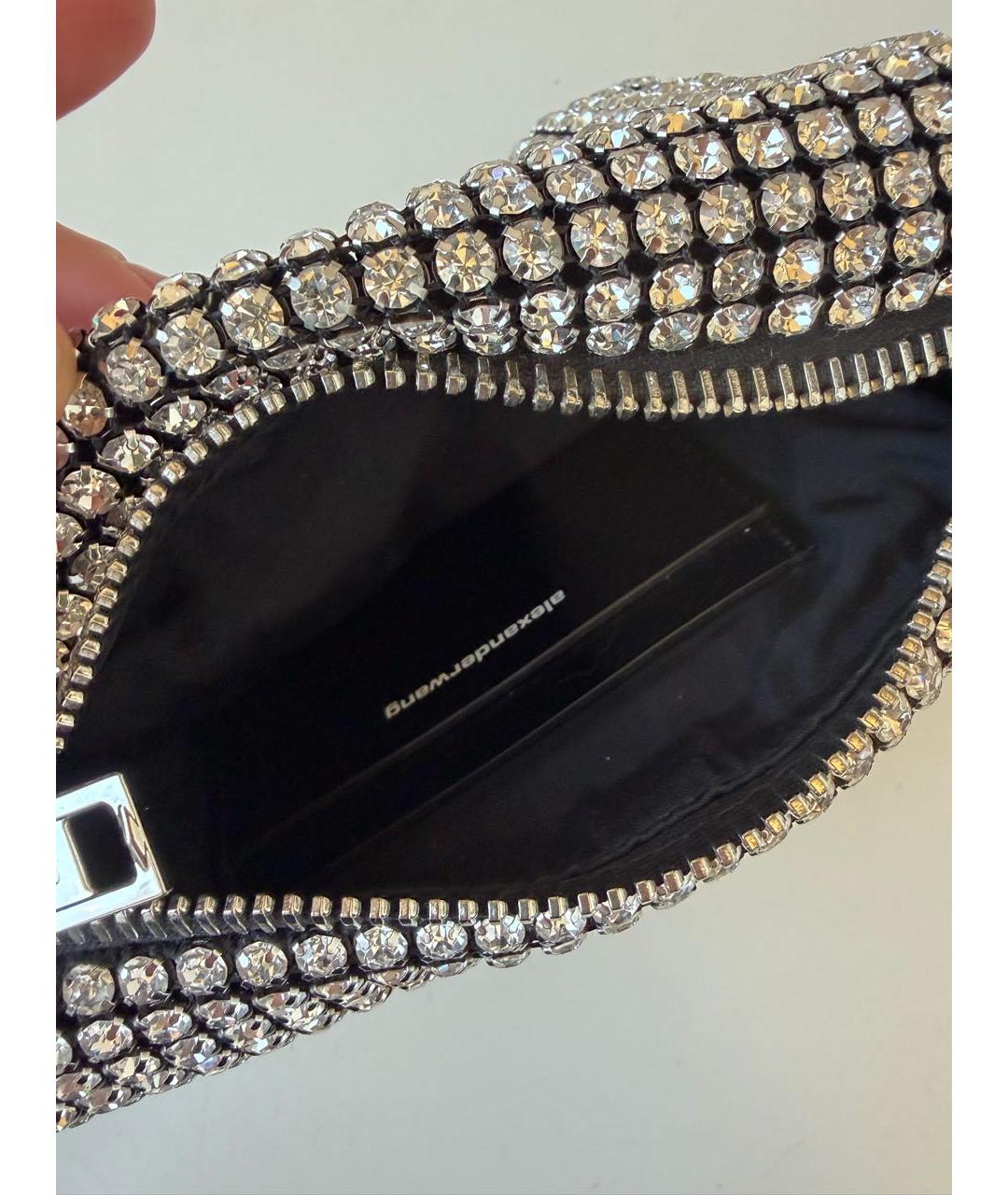 ALEXANDER WANG Серебряная сумка с короткими ручками, фото 6