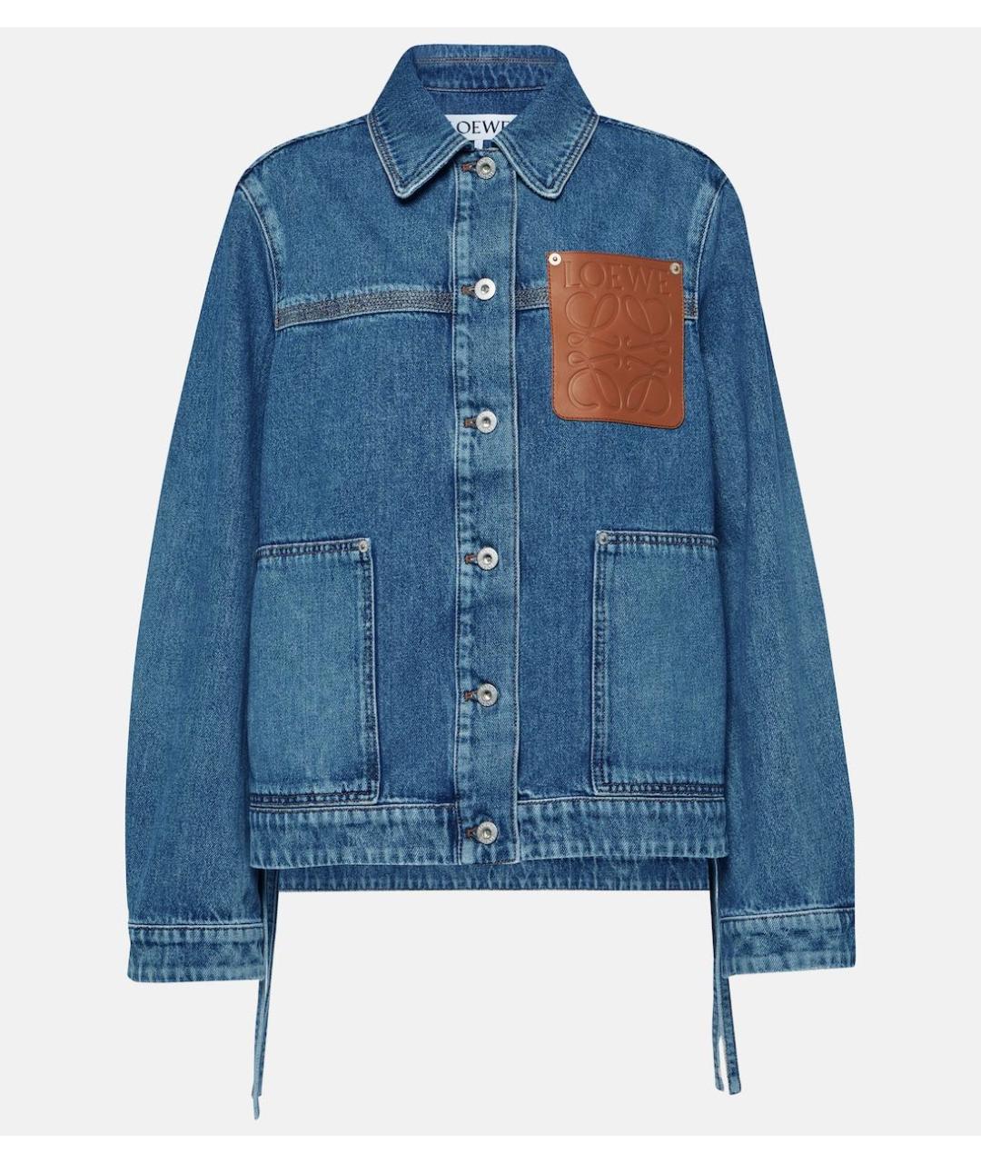 LOEWE Синяя деним куртка, фото 4