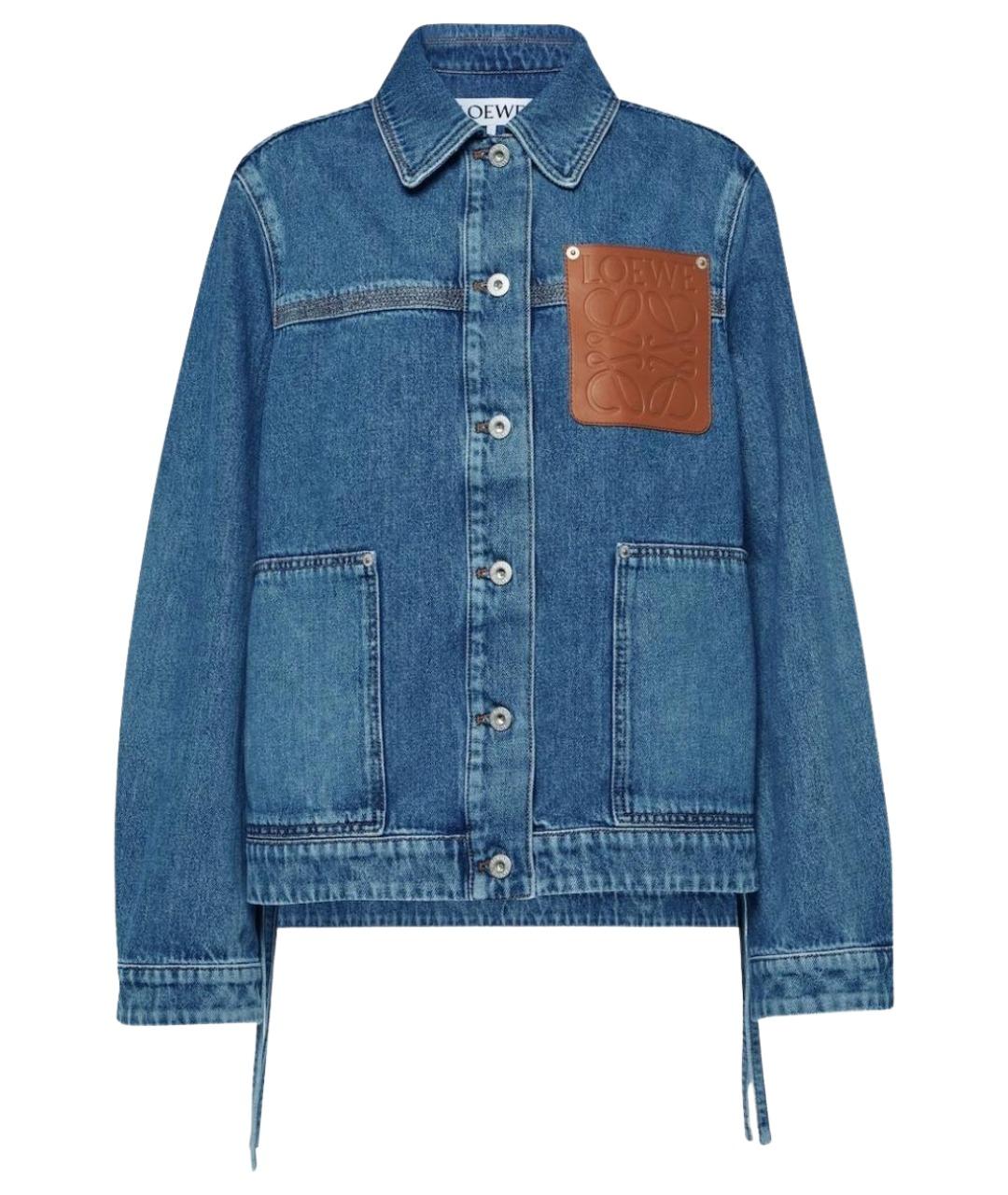 LOEWE Синяя деним куртка, фото 1