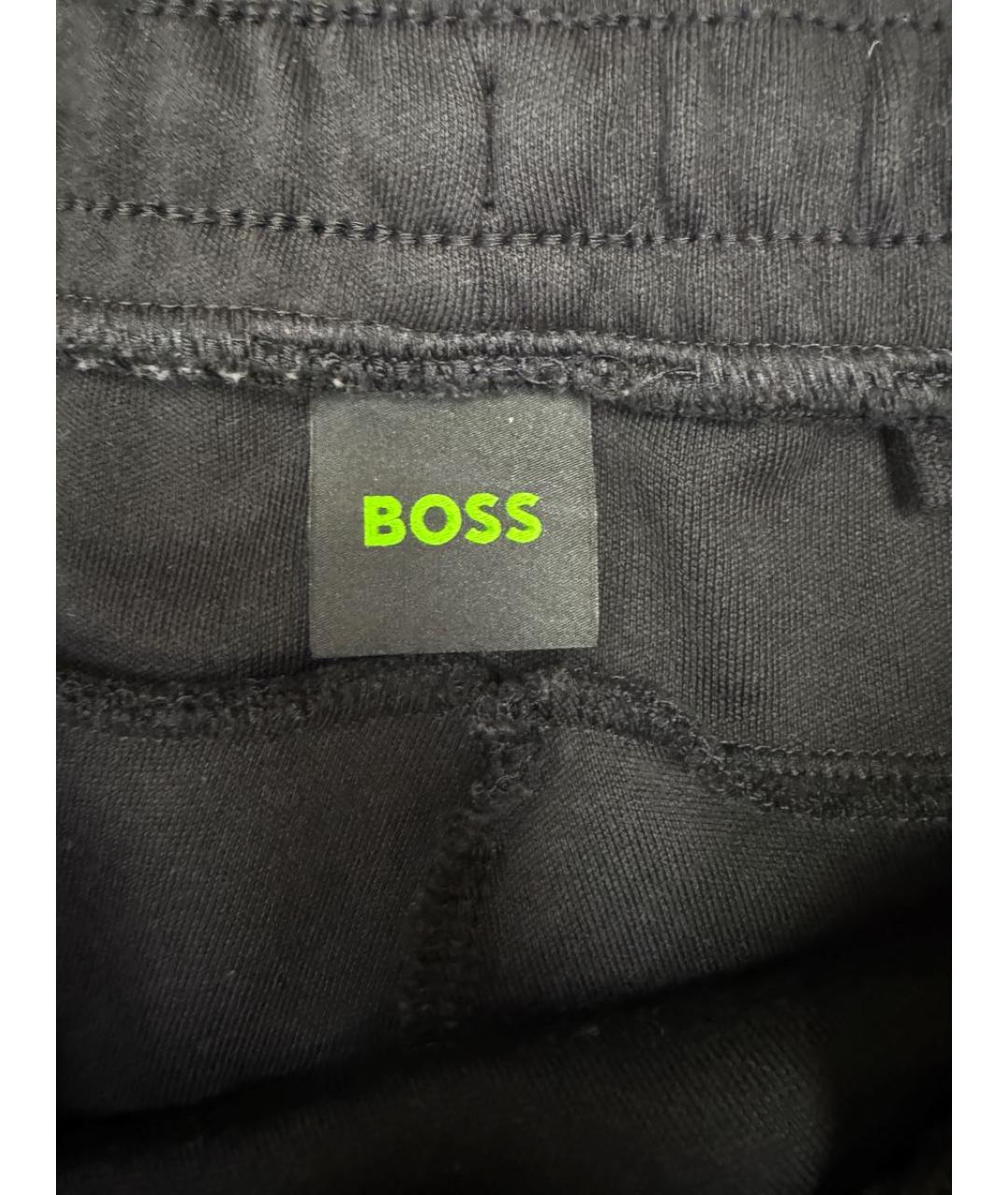 HUGO BOSS Черные хлопковые шорты, фото 3
