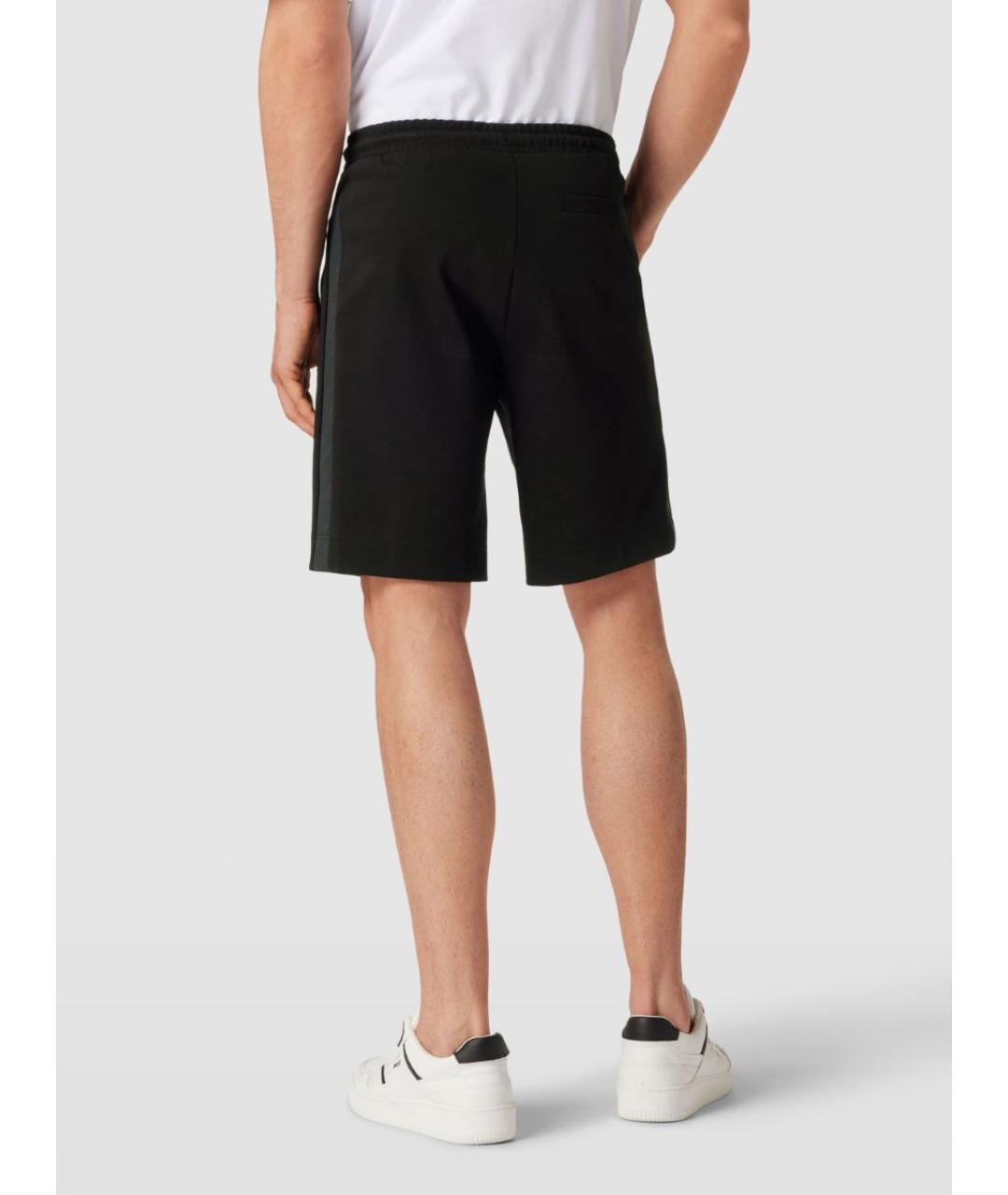 HUGO BOSS Черные хлопковые шорты, фото 8