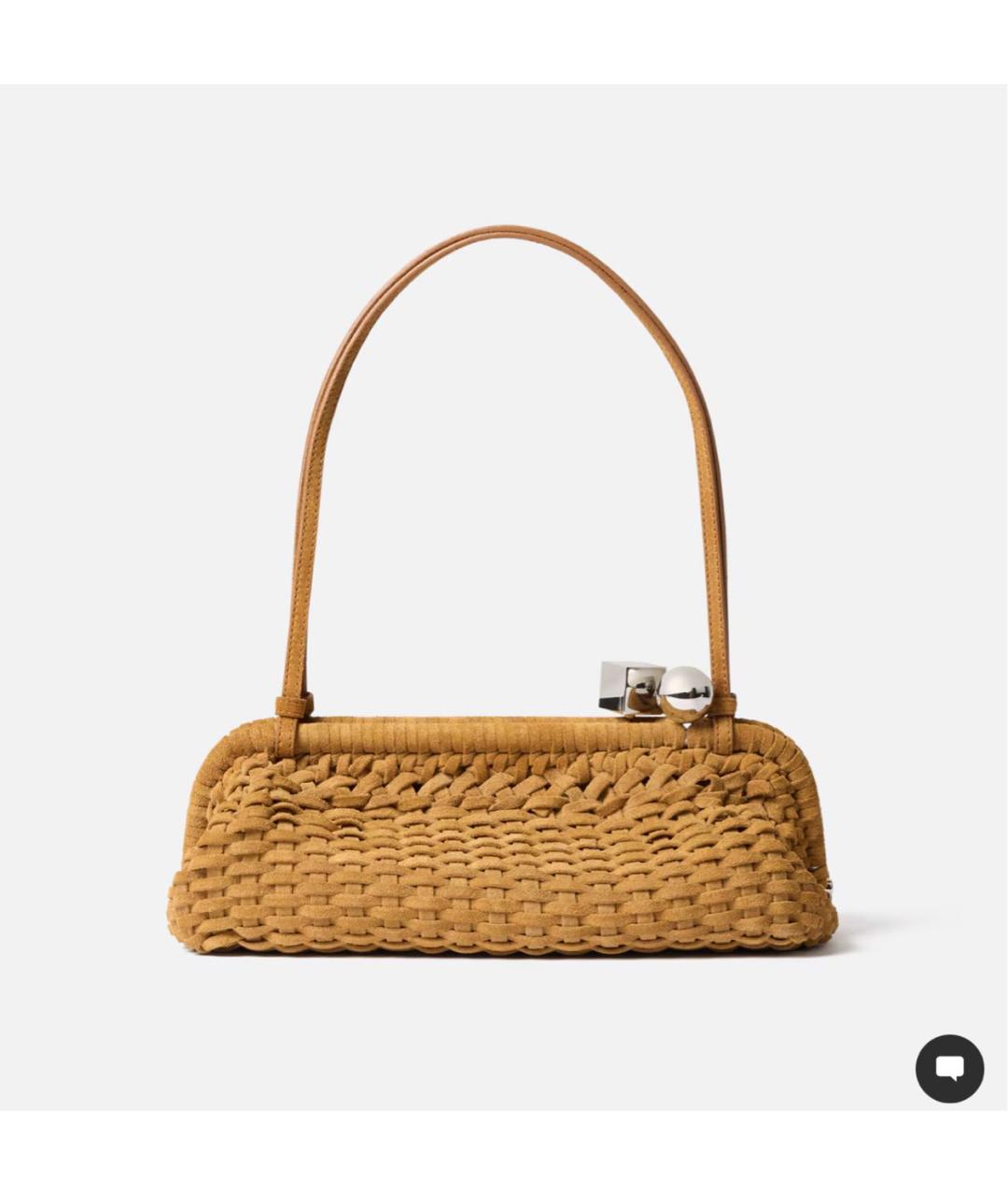 JACQUEMUS Коричневая сумка с короткими ручками, фото 3