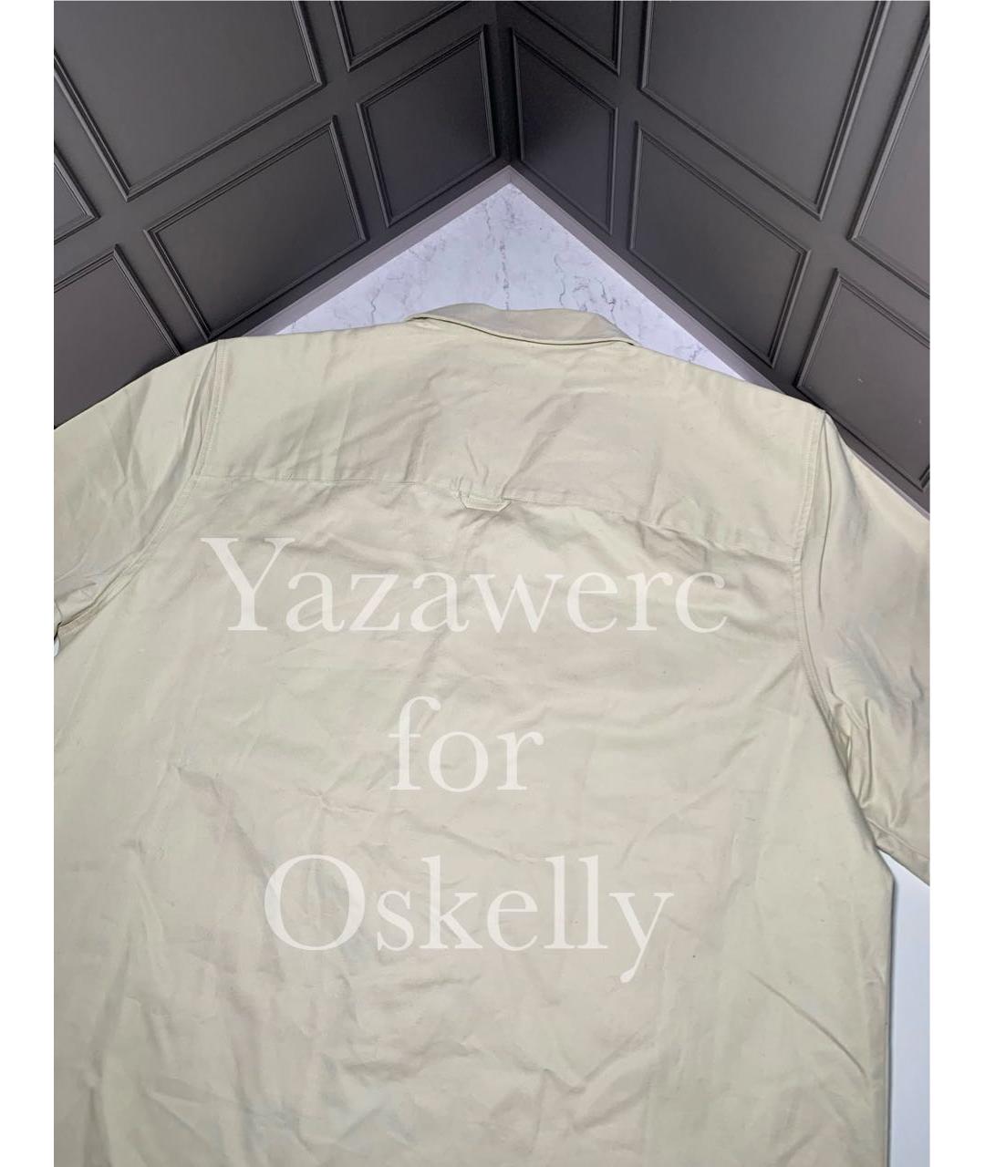 DIESEL Бежевая хлопковая кэжуал рубашка, фото 6