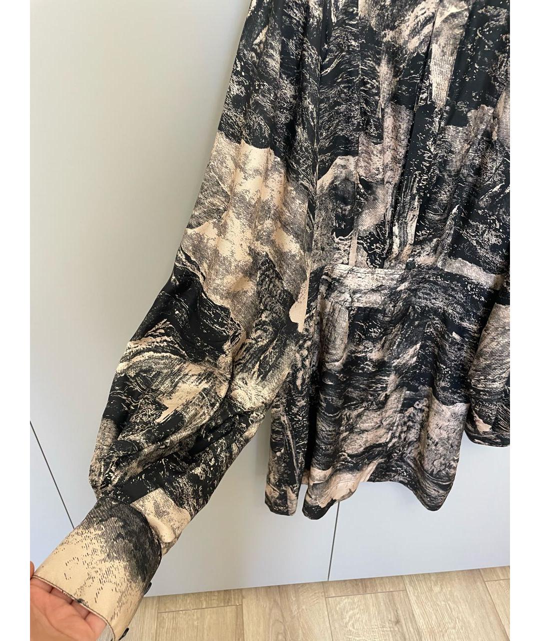 BURBERRY Мульти шелковое коктейльное платье, фото 5