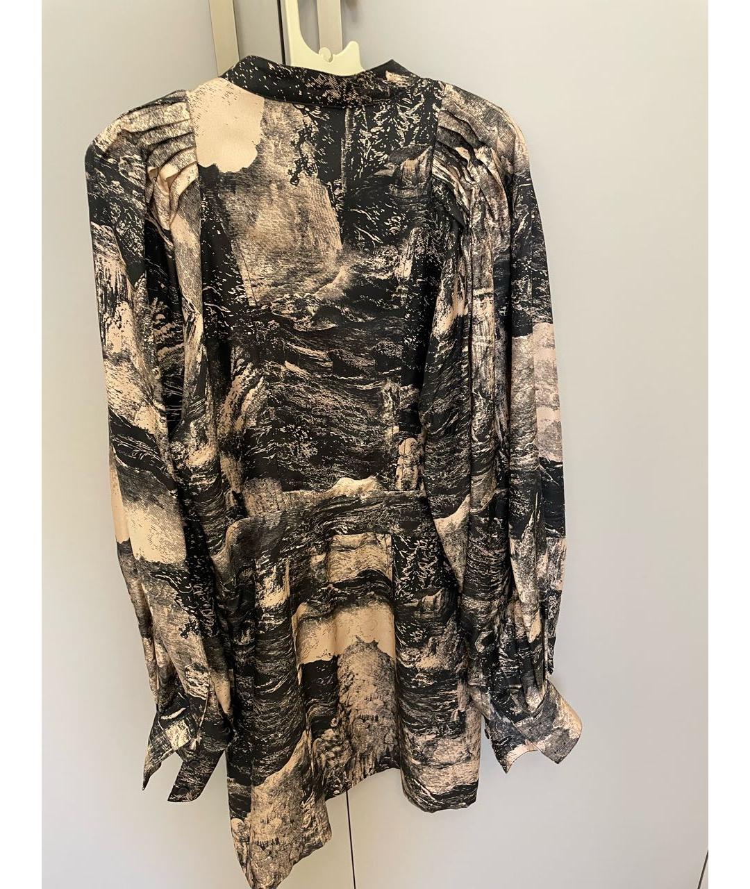 BURBERRY Мульти шелковое коктейльное платье, фото 2