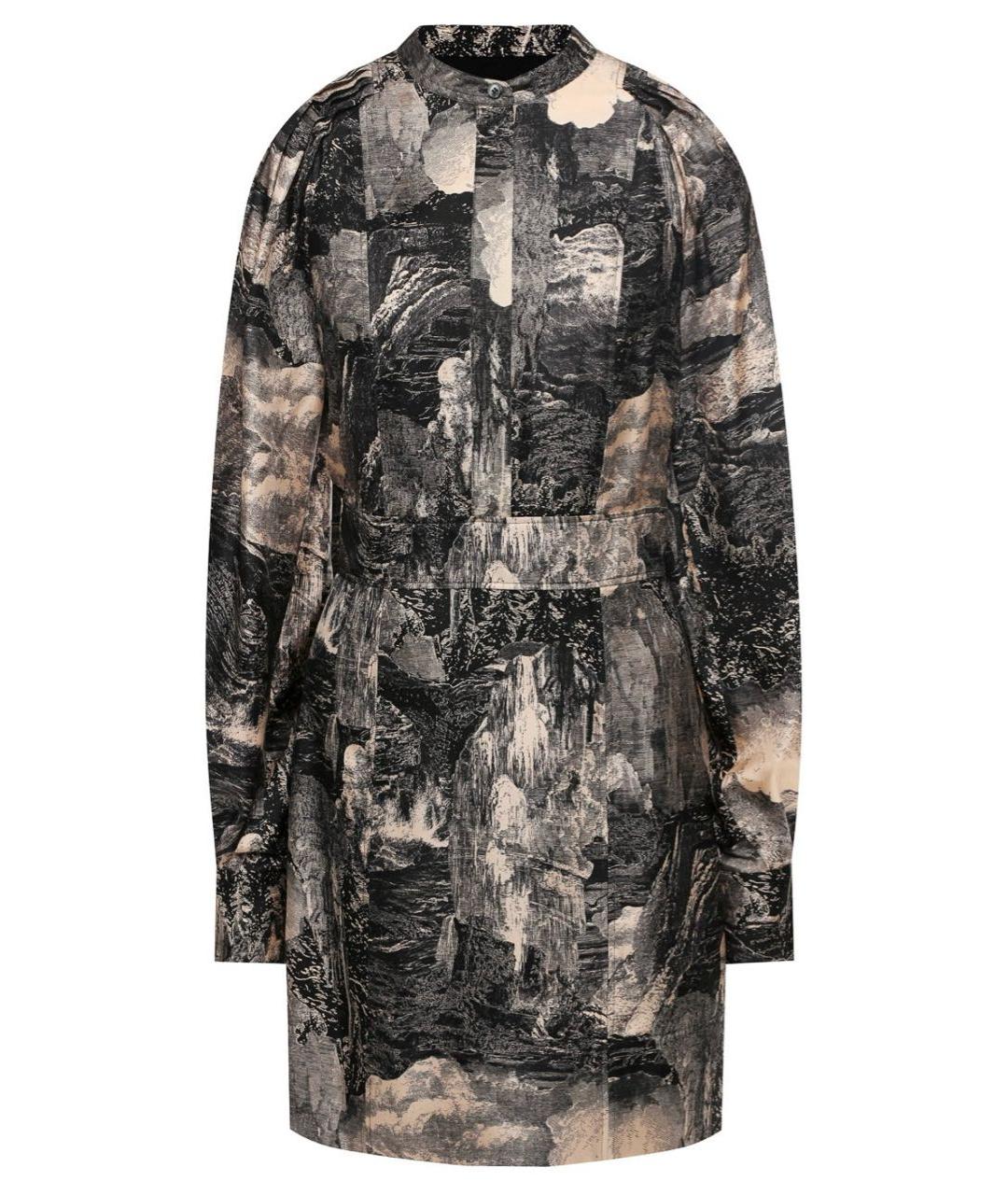 BURBERRY Мульти шелковое коктейльное платье, фото 6