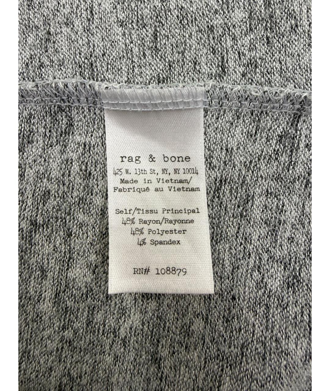 RAG & BONE Серая майка, фото 4