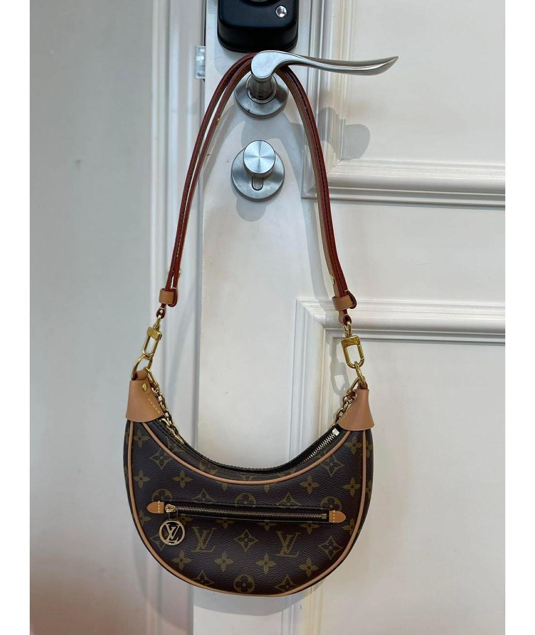 LOUIS VUITTON Коричневая сумка через плечо, фото 2