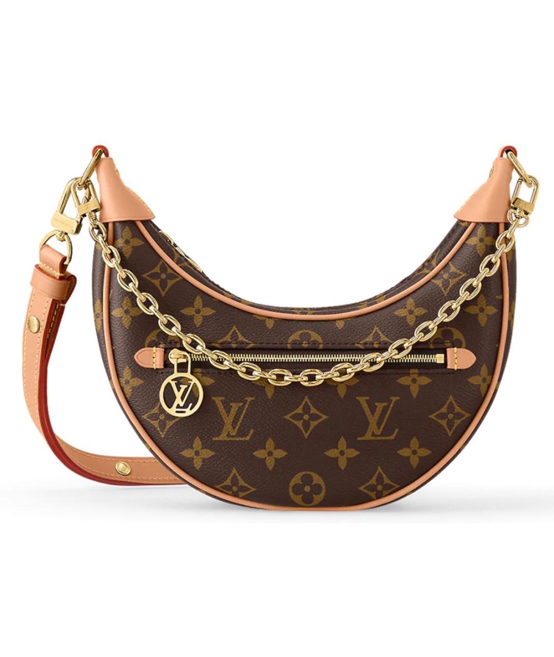 LOUIS VUITTON Коричневая сумка через плечо, фото 9