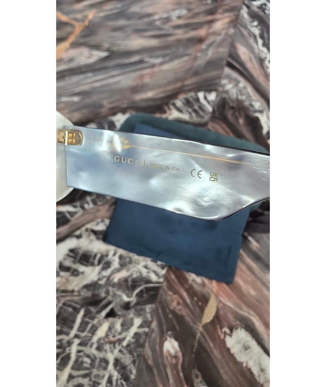 GUCCI Черные пластиковые солнцезащитные очки, фото 5