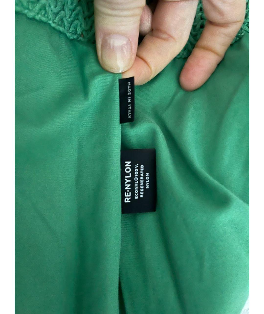 MIU MIU Мульти пелетеная пляжная сумка, фото 7