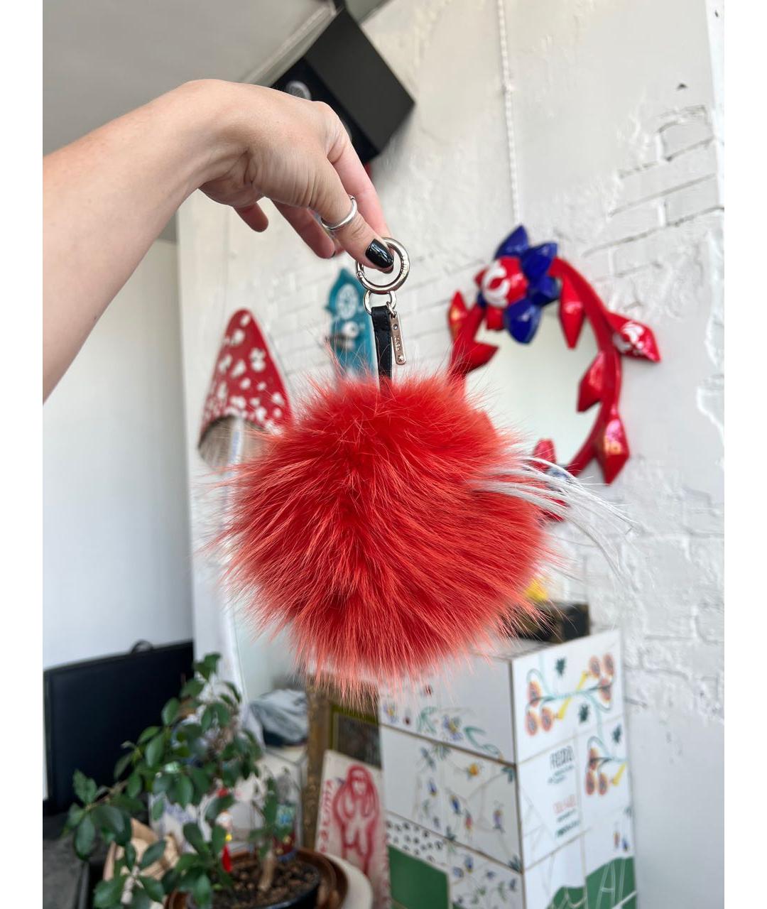 FENDI Фиолетовая кожаная сумка тоут, фото 6