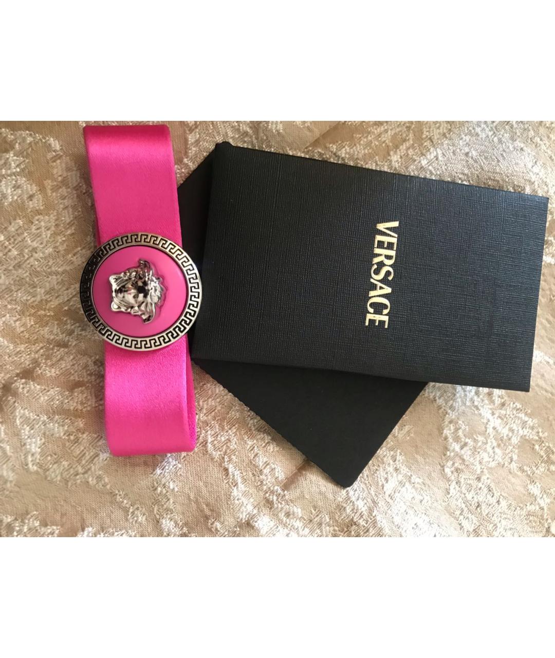 VERSACE Розовая заколка, фото 5