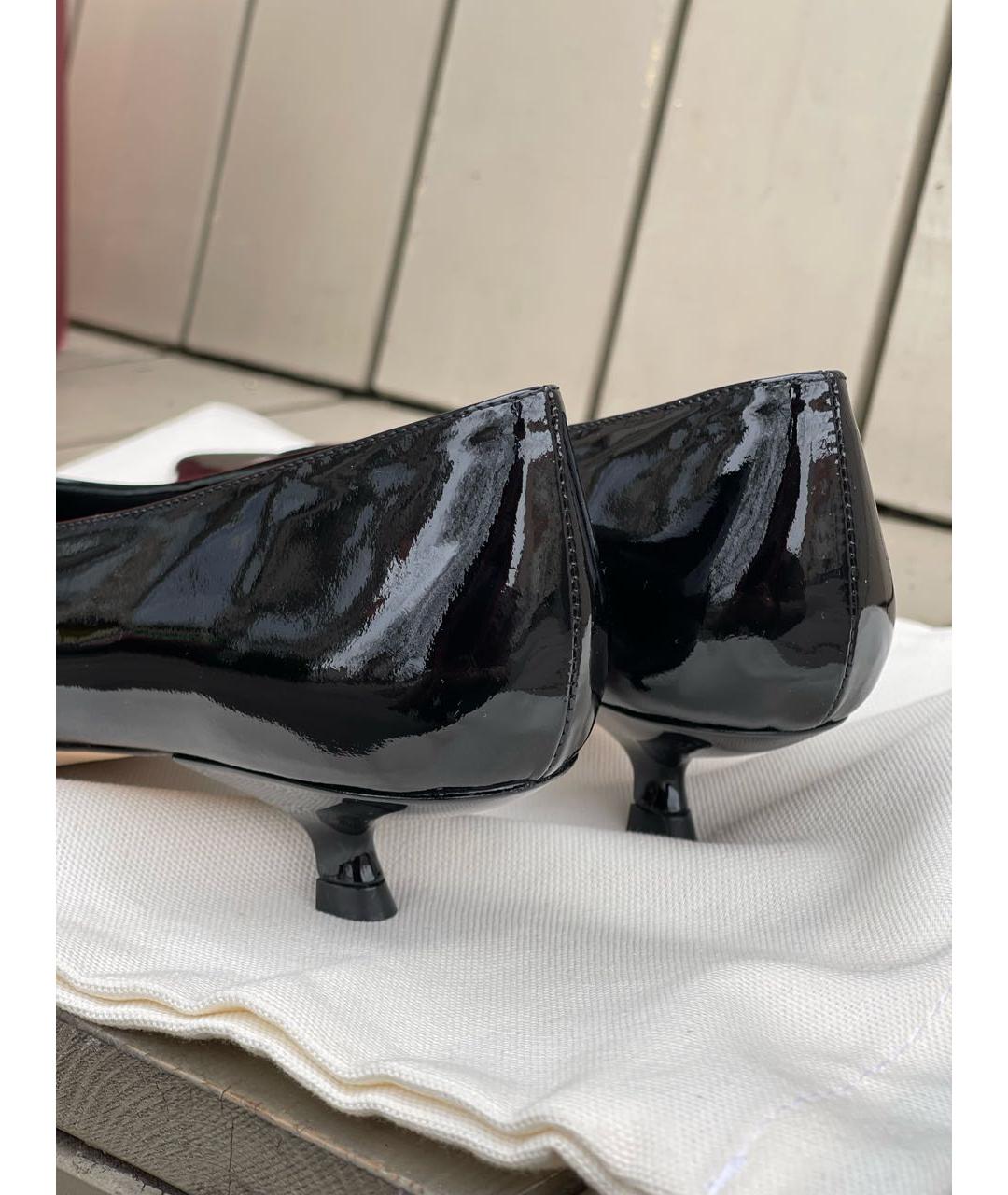 THEORY Черные кожаные туфли, фото 8