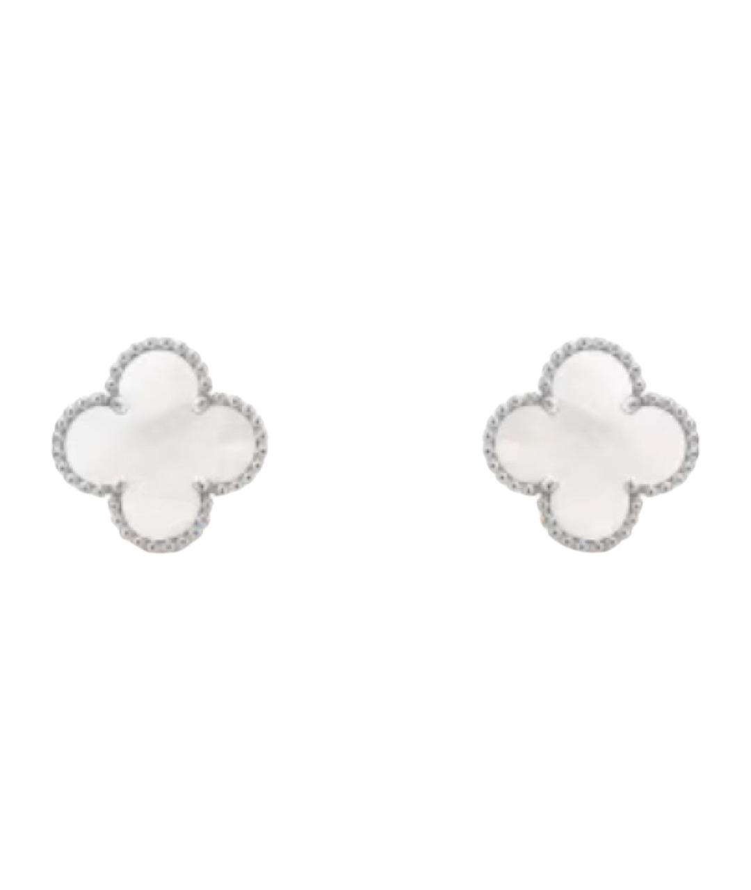 VAN CLEEF & ARPELS Белые серьги из белого золота, фото 1