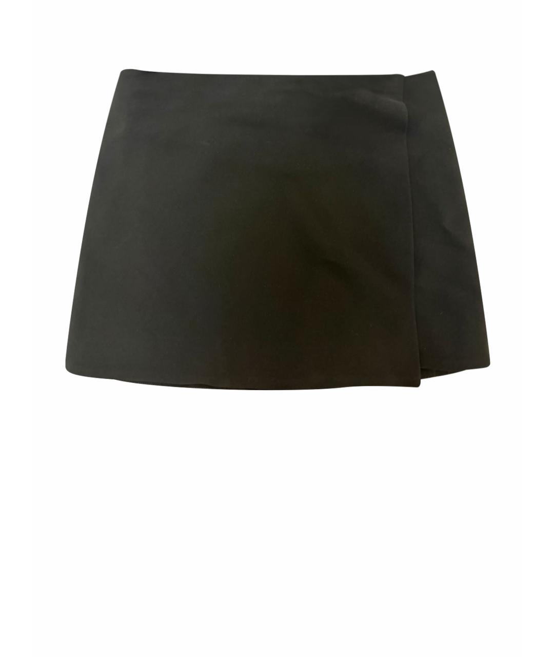 GIVENCHY Черная вискозная юбка мини, фото 1