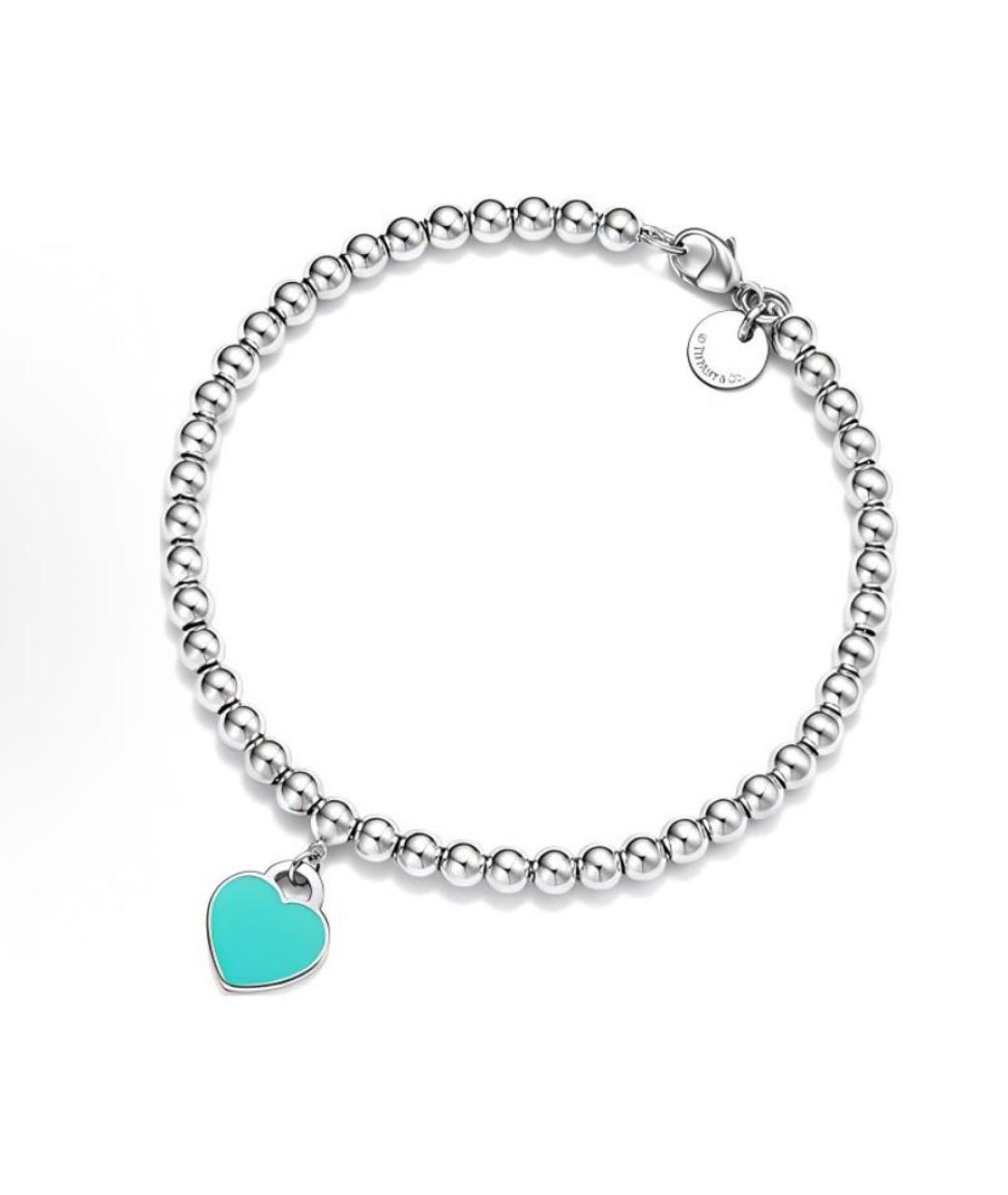 TIFFANY&CO Серебрянный серебряный браслет, фото 5