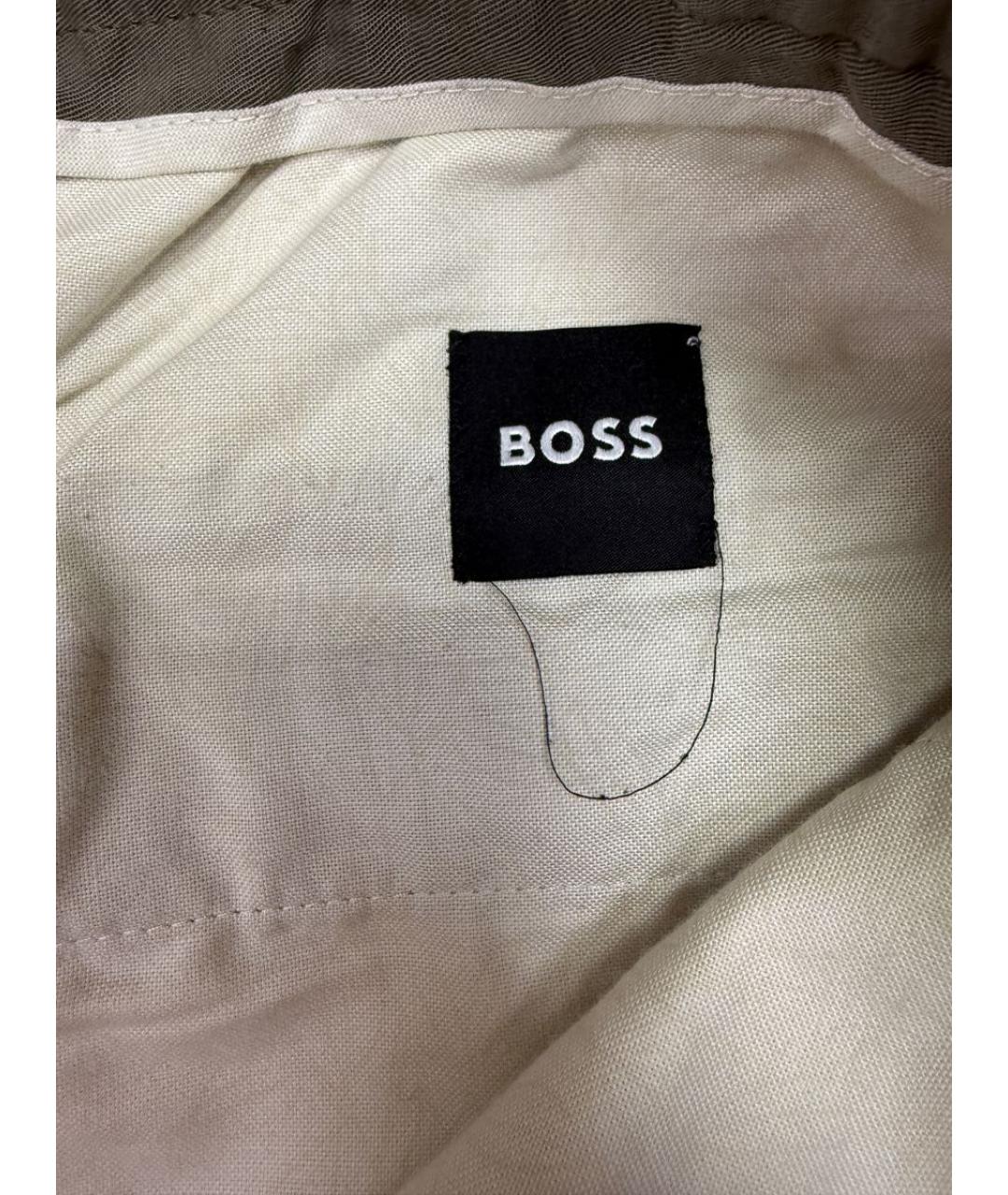 HUGO BOSS Серые повседневные брюки, фото 3