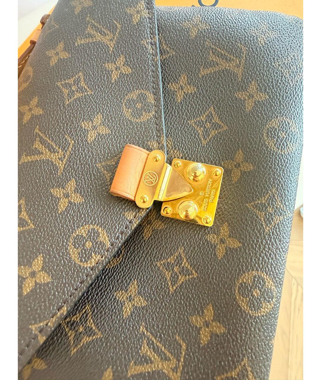 LOUIS VUITTON Коричневая сумка через плечо, фото 3