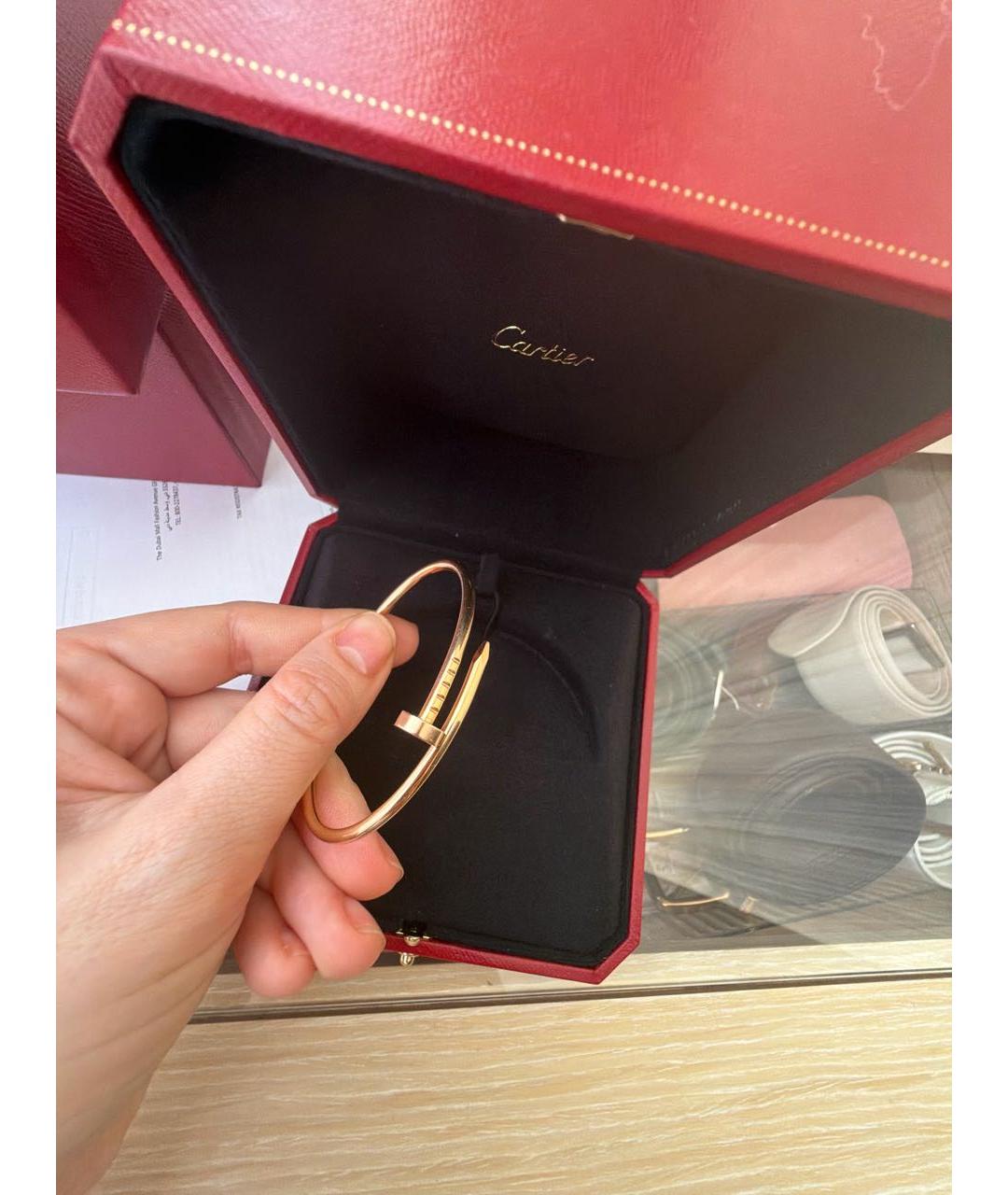 CARTIER Золотой браслет из розового золота, фото 4